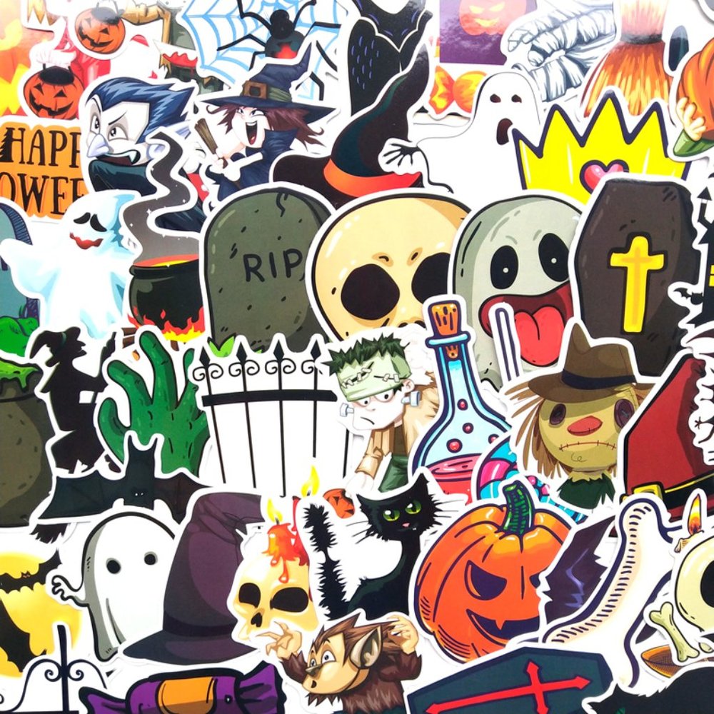 Halloween Stickers (50pc)